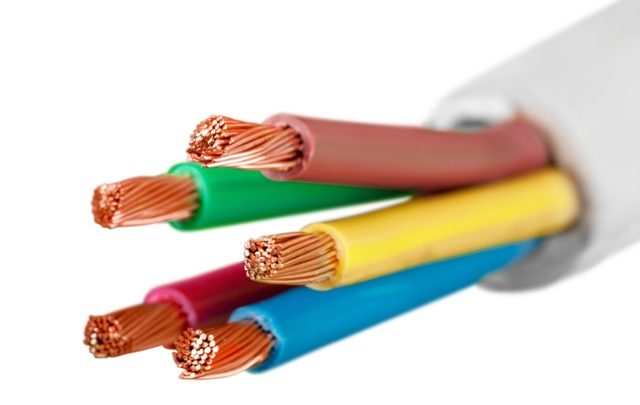 تعداد سیم های کابل رنگ عایق سیم ها